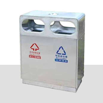 Outdoor Stainless Steel Trash Can